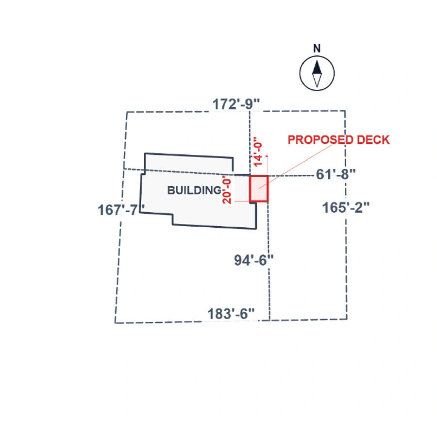 The same illustrative site plan exported without the aerial background